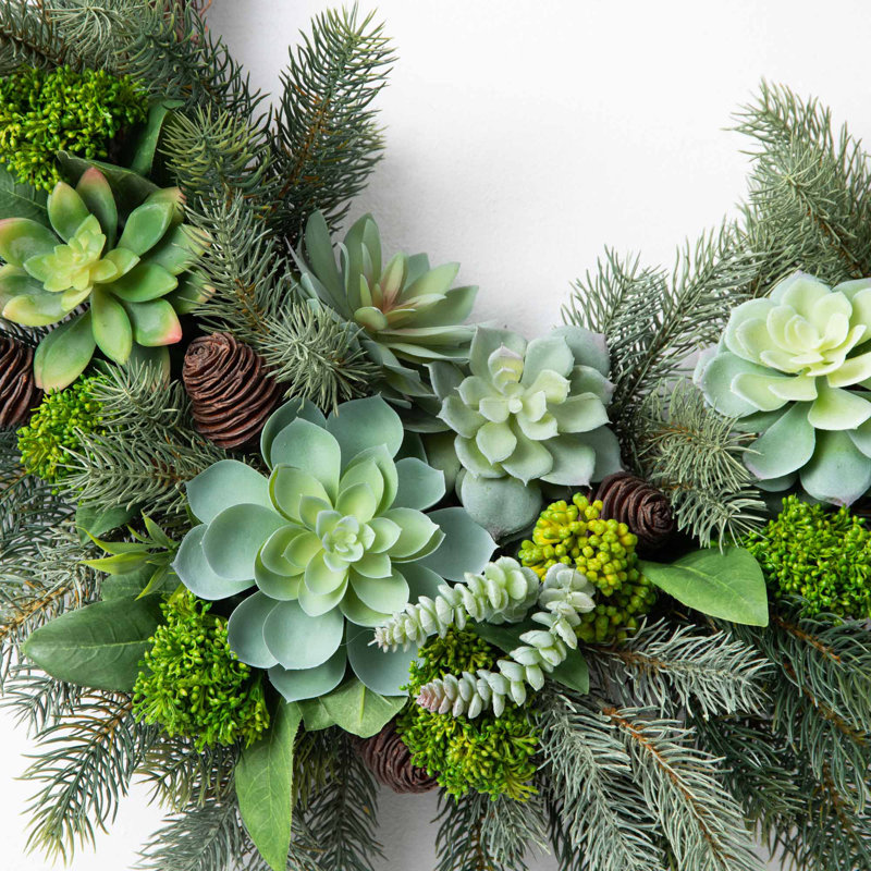 24 " Succulent Wreath