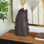 Cole and Grey Ceramic Curved Leaf Palm Tree Black Decorative Vase
