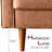 Aisha 70" Faux Leather Square Arm Loveseat-91527609