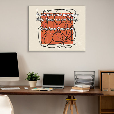 Artsy Quote By Candace Cameron Gallery Wrapped Canvas
