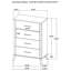 Commode 4 tiroirs Kaywood