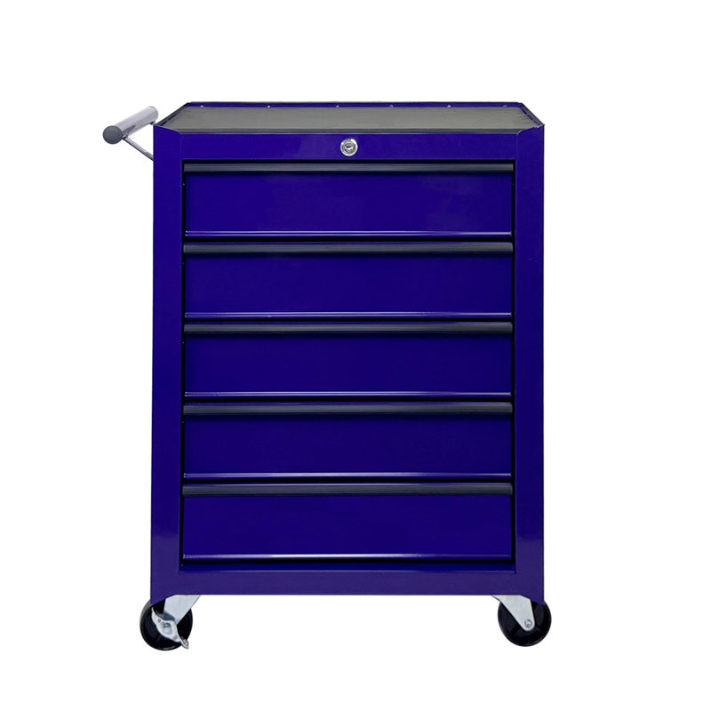 Rolling Metal Tool Chest, Purple