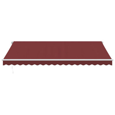 Manual Retractable Awning With LED