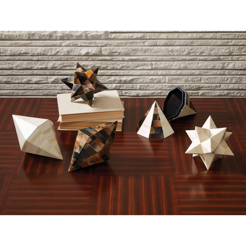 Triangle Cone Box-White Bone