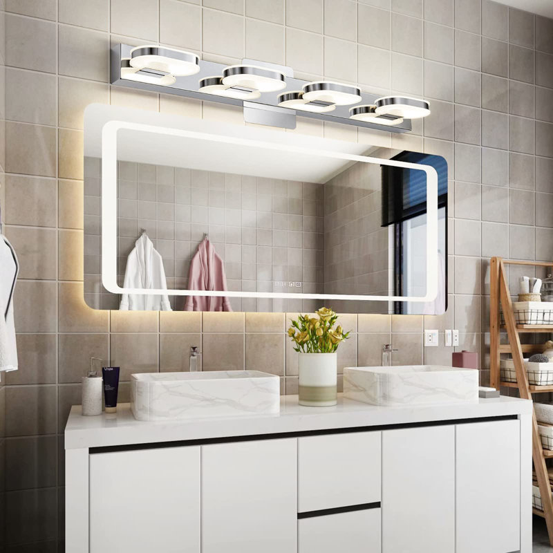 Clare-Marie 4 - Light LED Vanity Light, Silver