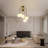 5-Light Sputnik Semi Flush Mount