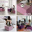 Grand repose-pieds à assise moelleuse à assise moelleuse géométrique WOWMAX Softscape-108944232
