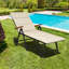 Chaise longue simple avec coussins 73 po Gracely-263747741