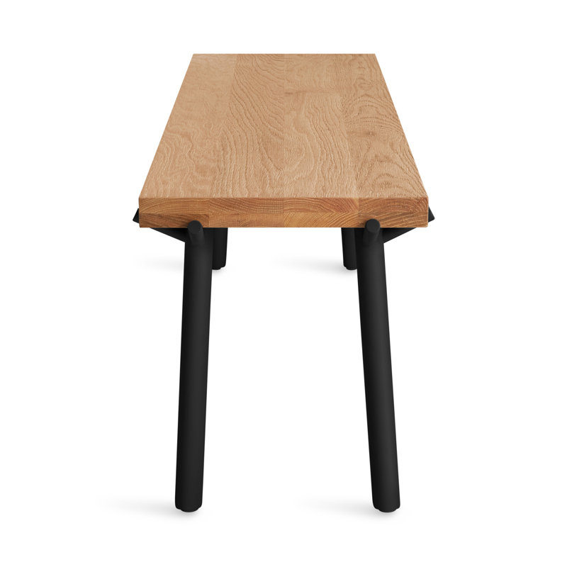 Branch Dining Bench, Black, Oak