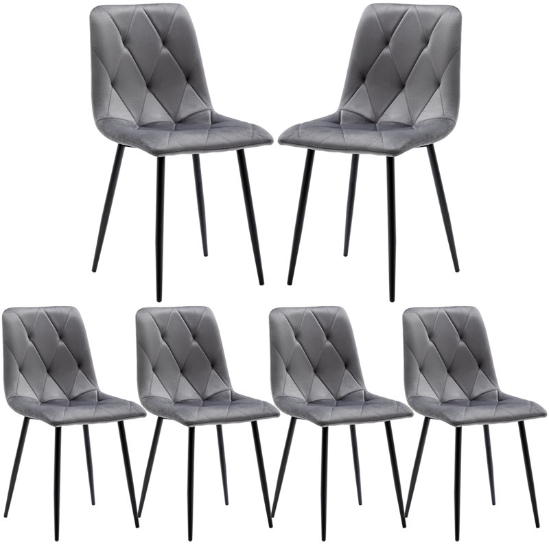 Aniel Polyester Dining Chair, Grey
