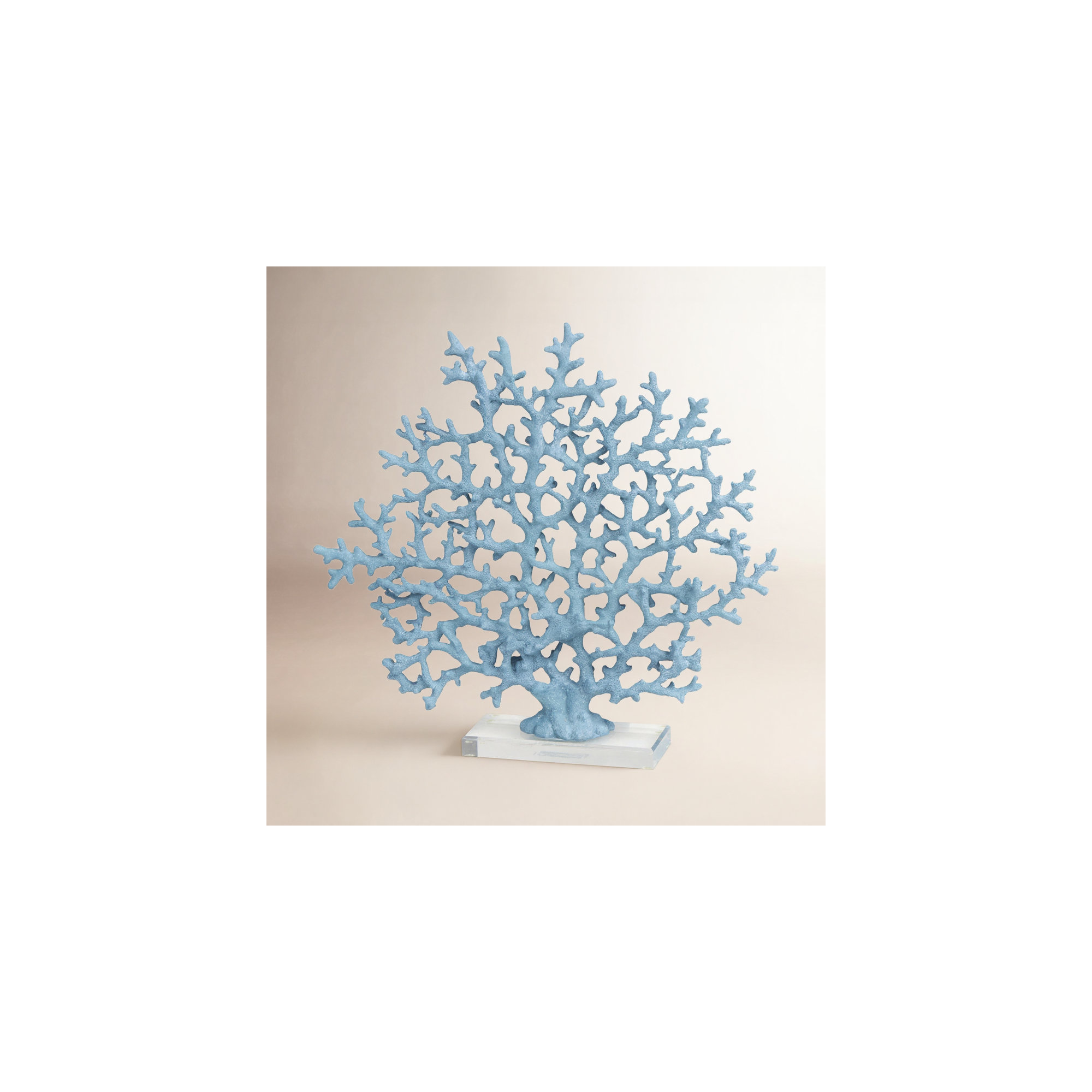 Enprise Coral Sculpture Sculpture, Blue