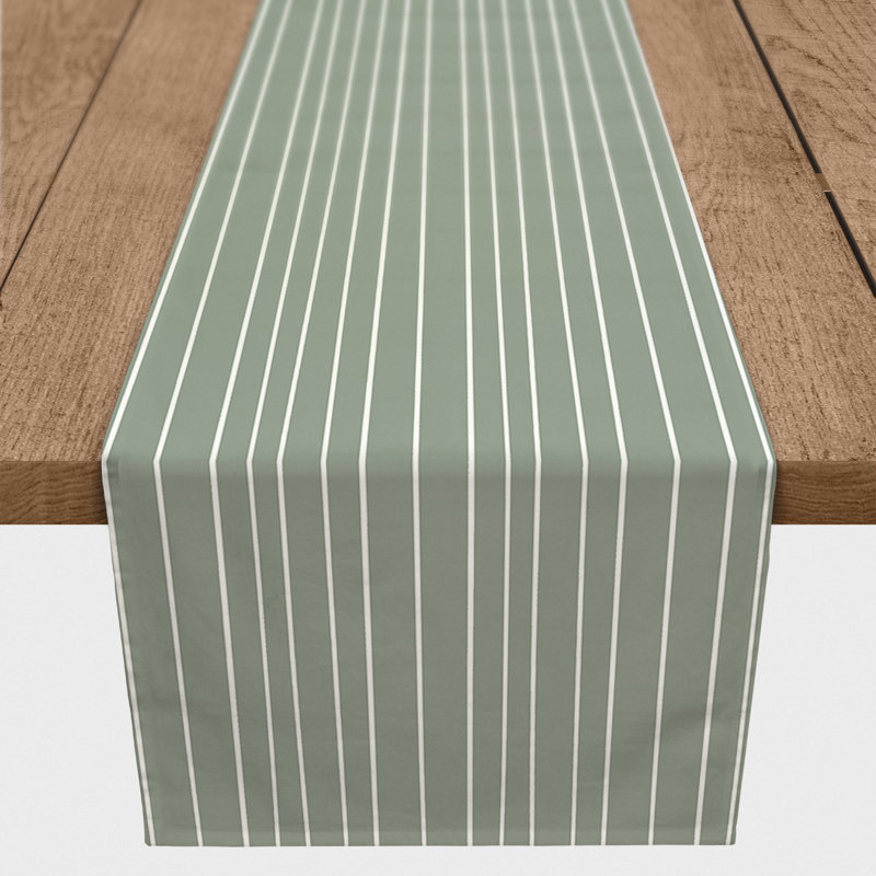 Chemin de table Adaure, 90 po x 16 po, Vert