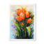 «Abstract Orange Tulips Flowers», reproduction d'art sur toile traditionnelle-2143735860-2143735866
