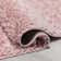 Papastamelos Basics Emerson Plain Textured Pink Shag Area Rug