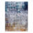 Collection Abstract Design Turquoise Gray Rust Machine Washable Super Soft Area Rug-1559279395