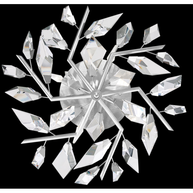 Foret Flush Mount, Silver