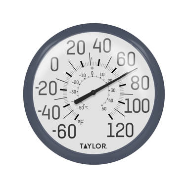 Taylor Precision Products Heritage 8.5 Dial Outdoor-thermometers, Copper