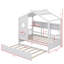 Lit simple en bois moderne avec lit gigogne et tablette de rangement-1480065359-1480065356