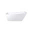 Baignoire de trempage autoportante en acrylique 67 po. X 29,5 po. Ethen