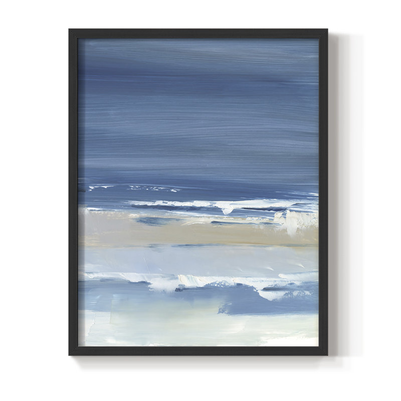 Coastal Colors II, reproduction encadrée - bois massif, Noir, H 10 po x l 8 po