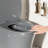 1/1.60 Toilet, Grey 002, Elongated Comfort Height Floor Mounted, Soft Closing Seat For Bathroom Toilet In 002 Glow, , Water Mounted With Uplifting
