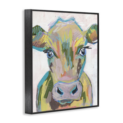 «Vivid Cow Visage Art» par Valerie Weiners
