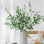 Ensemble de 3 plantes artificielles : branches d'olivier, tiges, feuilles vertes et fruits, pour la décoration de couronnes à faire soi-même, à la maison ou au bureau, à l'intérieur comme à l'extérieur.