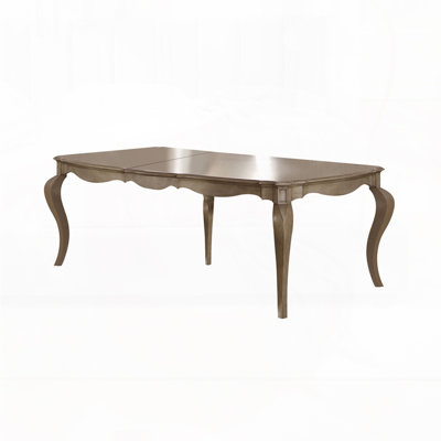 Antique Taupe Finish Dining Table