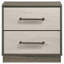 Edmondson Grey Oak 2-Drawer Nightstand-2050594616