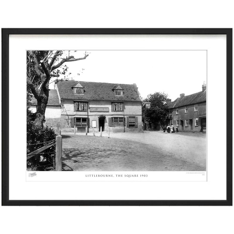 Littlebourne, The Square 1903 by Francis Frith - Single Picture Frame Print, 28cm H x 36cm W x 2.3cm D