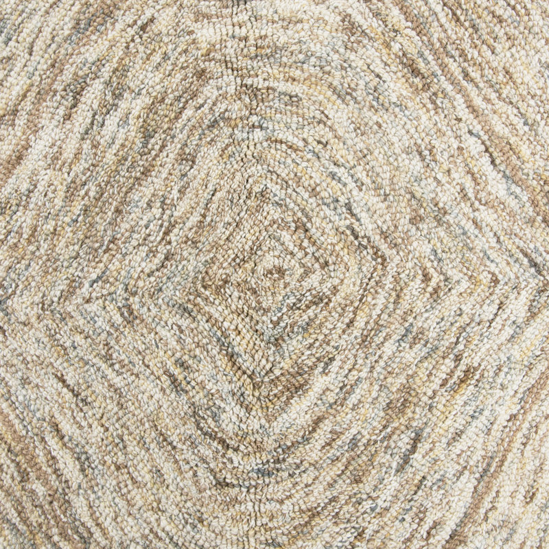 Gaige Wool Geometric Indoor Rug, Rectangle 8' x 10'