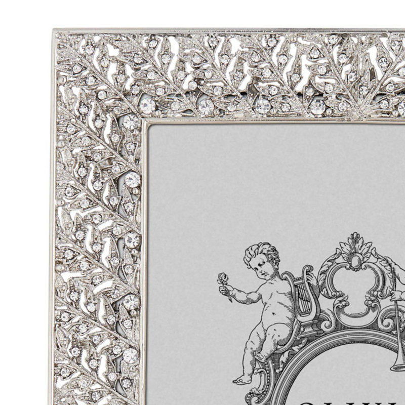 Florence Metal Picture Frame, 5" x 7", Silver