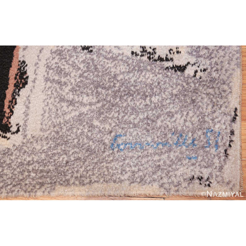 Scandinavian One-of-a-Kind Rectangle 6' X 9' Area Rug