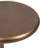 Auclair Sculptural Round Metal Side Table
