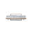 Modern White TV Stand, 59.1 x 19.3 x 12.4 inches | 100% Melamine Coated Particle Board, Thickness: 0.7 inches | Stylish and Functional Design for Living Room & Entertainment Spaces, Sleek Solid Color Finish