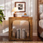 Solid Wood Pedestal End Table