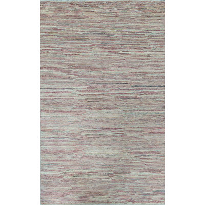 Hand-Knotted High-Quality Gray Area Rug