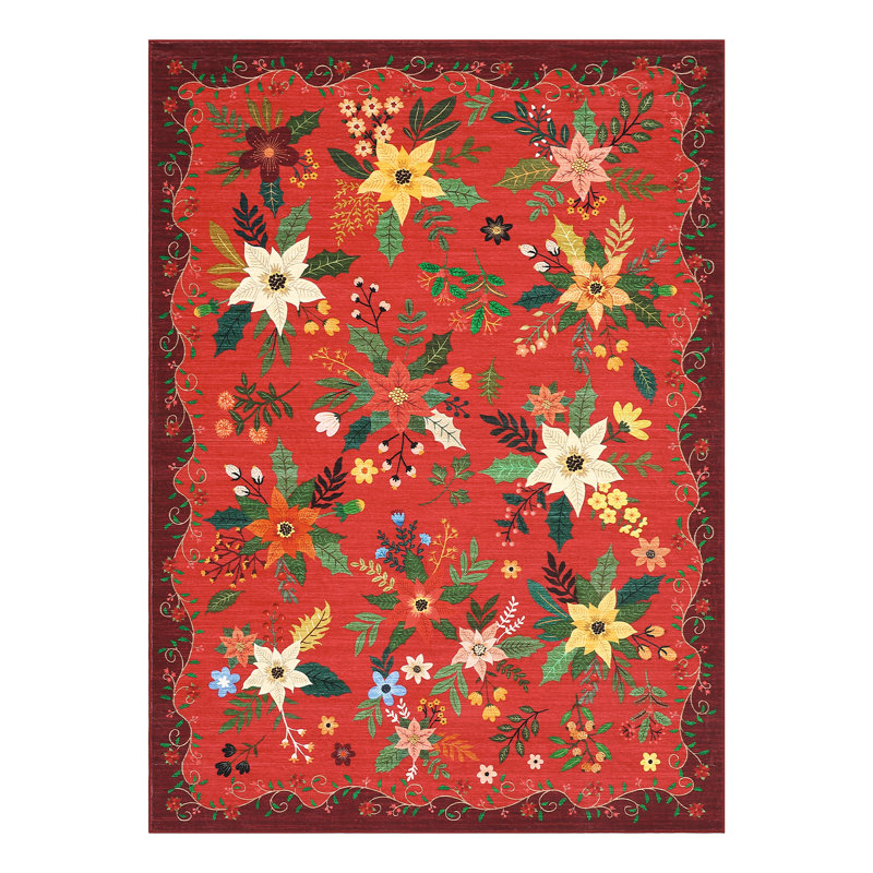 Tapis lavable pour machine de salon Tapis ultra doux antidérapant antidérapant pour chambre à coucher pour le bureau à domicile