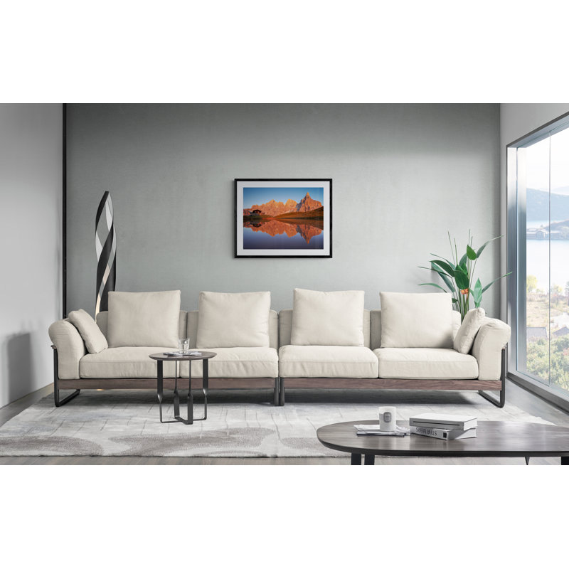 Dolomites, Italy, Pale Di San Martino Sunset Print by Frank Peters, Black Framed Canvas, No Mat, 18" H x 24" W