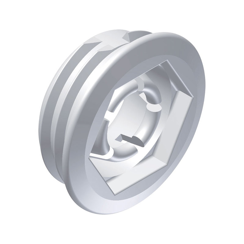 Sugatsune Clip Profil Bas - Autotaraudeuse Femelle - LP-F8, Finition Blanche