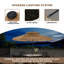 Parasol en chaume de style hawaïen avec éclairage Carachure-530215483