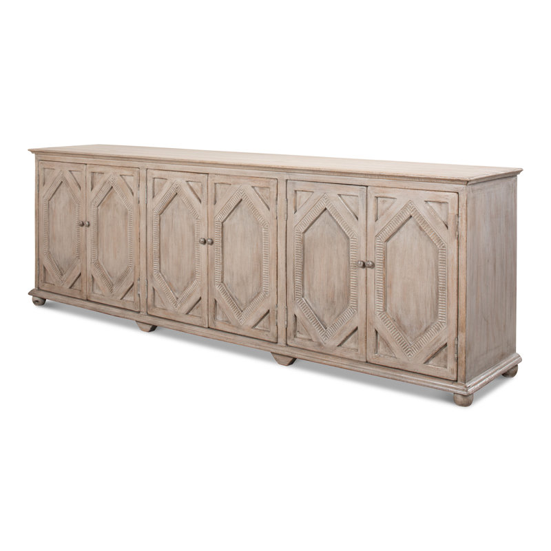 Diamond 112'' W Solid Wood Sideboard