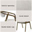 Delina Chenille & Walnut Side Chair