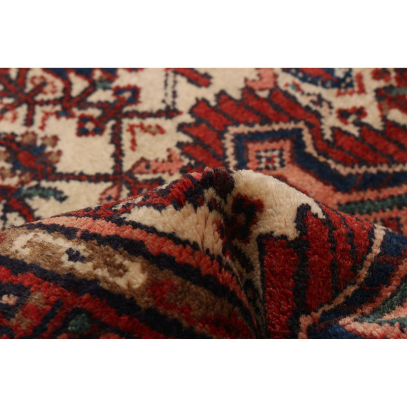 Tapis de couloir unique en laine 2 pi 7 po x 9 pi 6 po Demetro