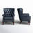 Ansumana 31.5" W Genuine Leather Wingback Club Chairs with Nailhead Trim-175209977
