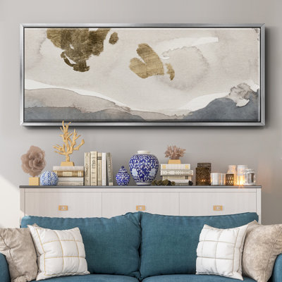 Aquarelle sur toile encadrée IV