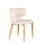 Kit Velvet Curved Back Side Chair with Elegant Ferrules – Modern Glam Dining or Accent Chair-1592535544-1592452005