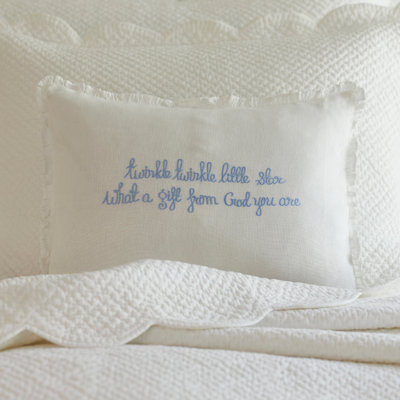 Twinkle LIttle Star Blue Pillow