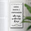 «Always Welcome», art textuel sur toile tendue-1639100493