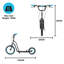 Xootz BMX Scooter Blue